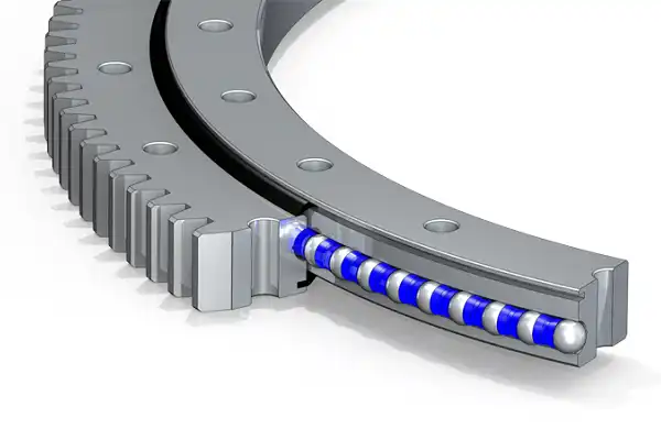 How do Single Row Ball Slewing Bearings Reduce Friction and Wear?